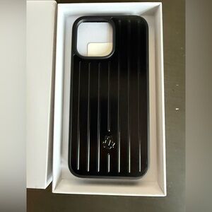 RIMOWA Black iPhone Case for iPhone 16 Pro
